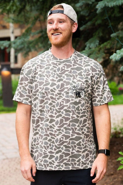 Classic Deer Camo - Burlebo Outdoors Pocket Tee