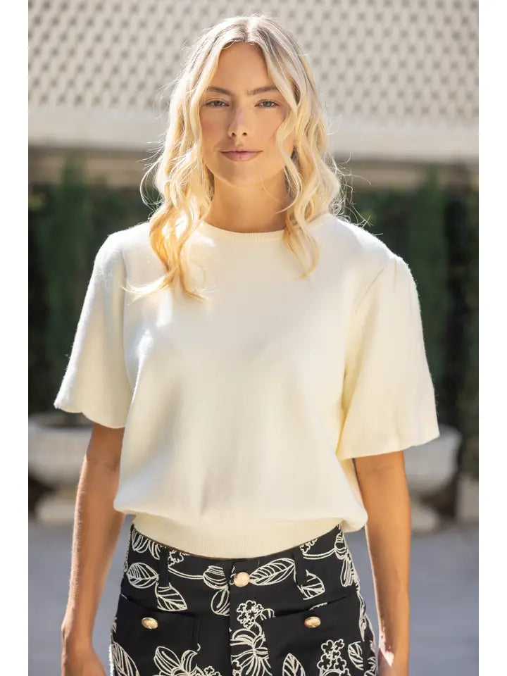 Bubble Baby Top - cream