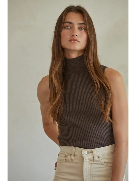 Lola Top Sweaters - dark chocolate