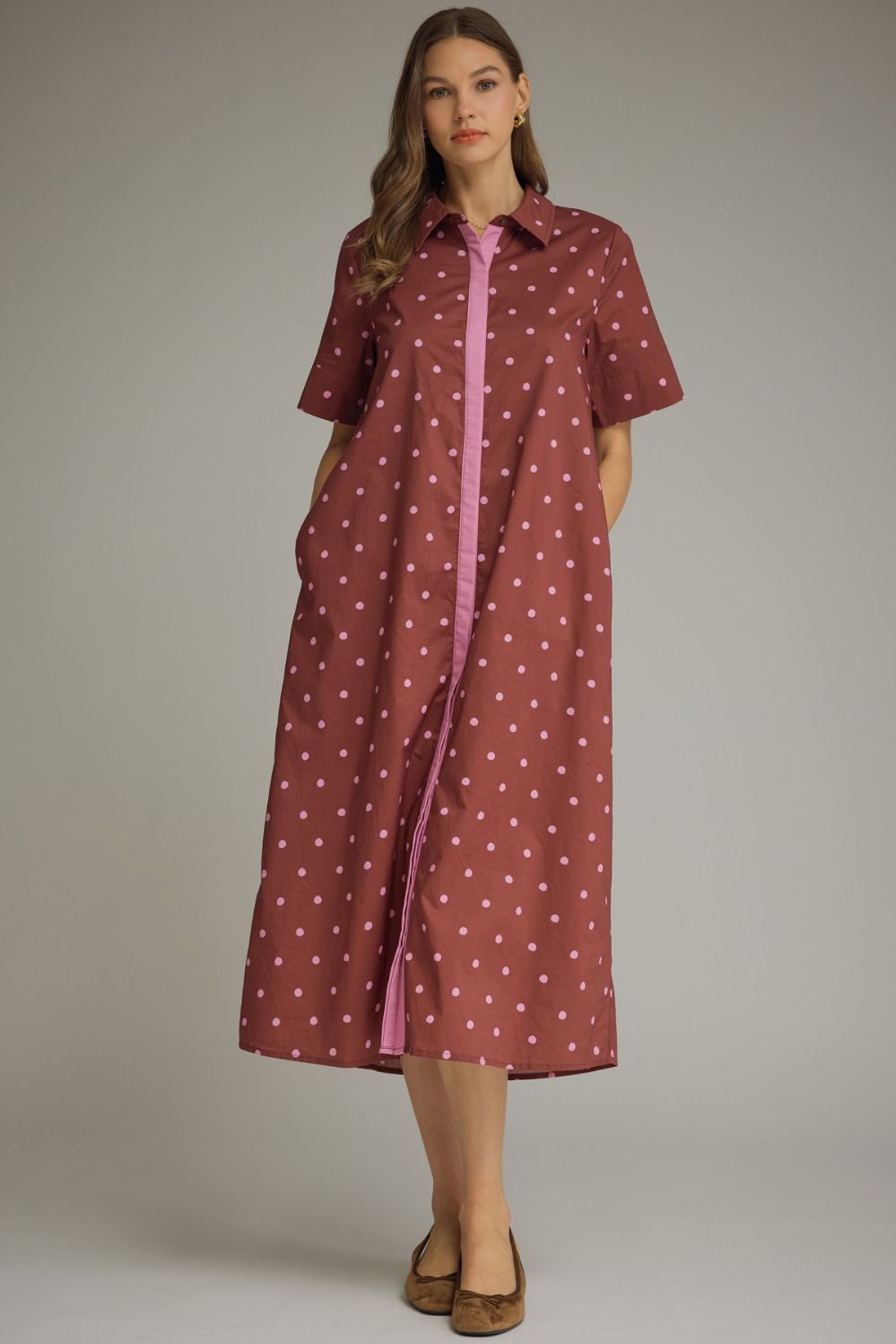 Never loose You Midi - burgundy