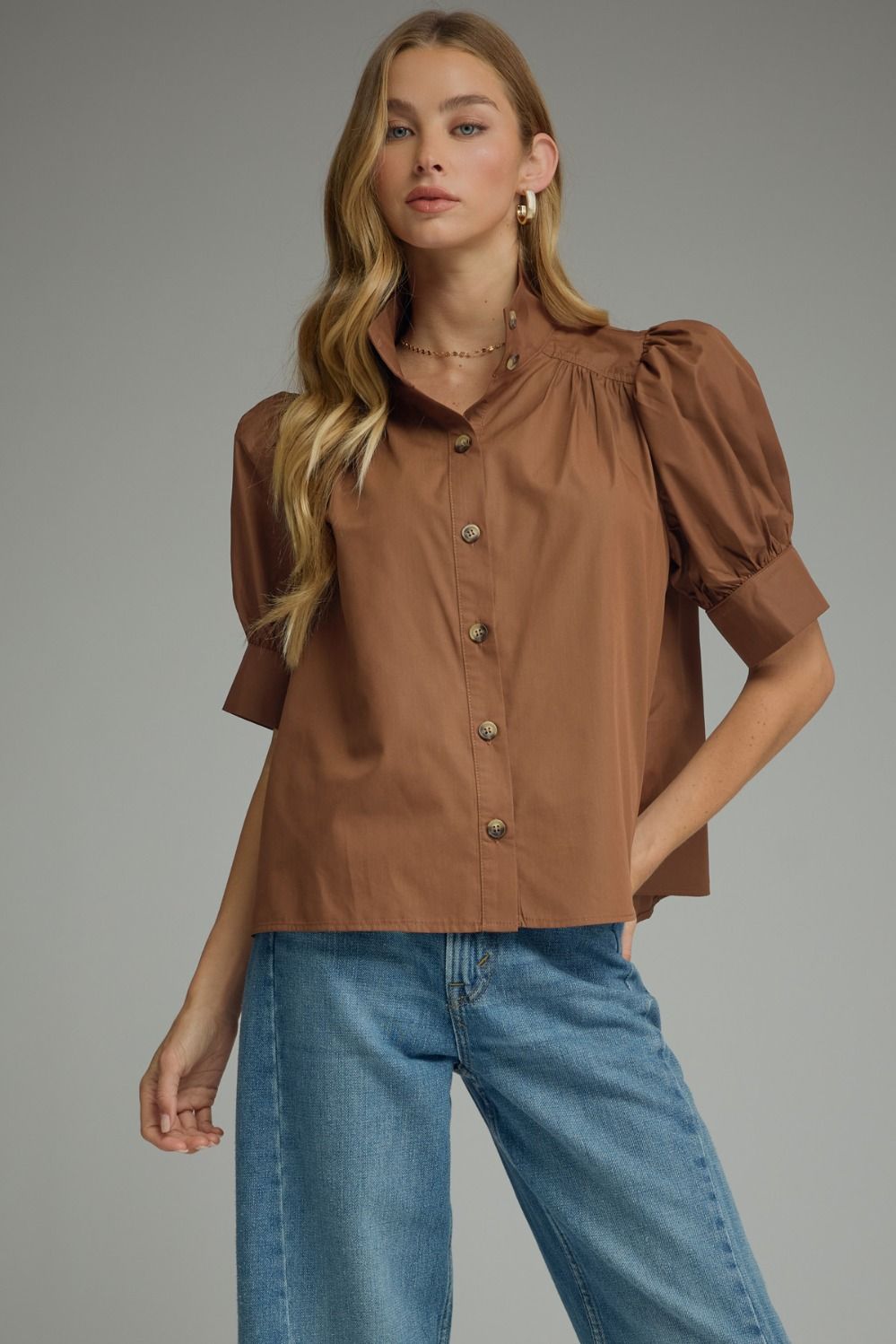 Neutral Babe Top - brown