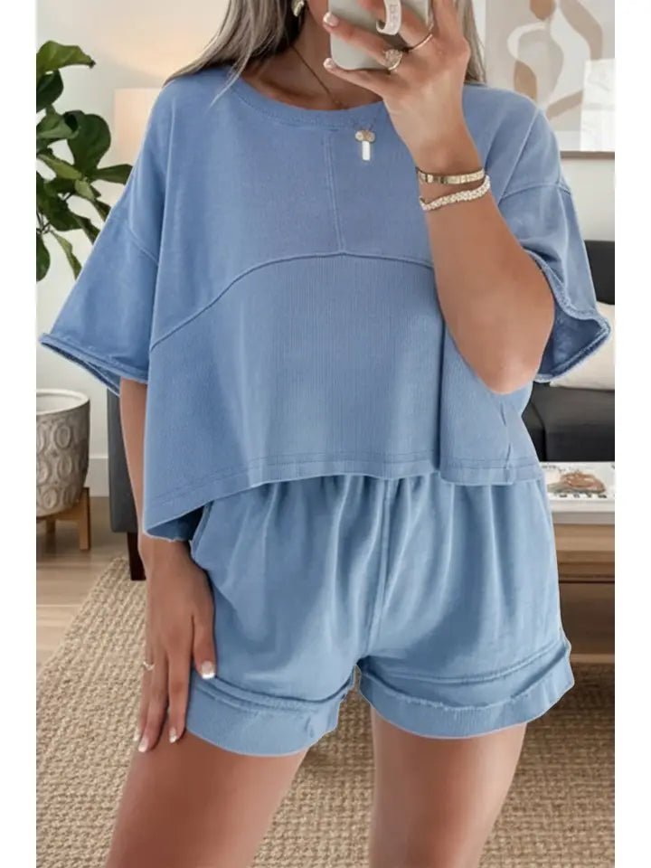 Caroline Set - sky blue