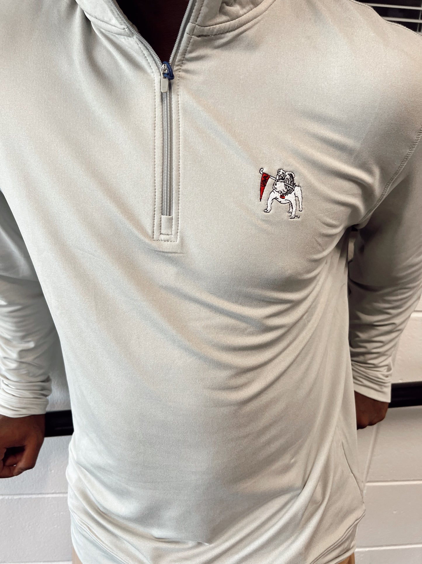 UGA Flow Pullover - Vintage Bulldog