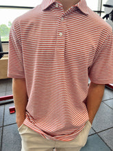 Load image into Gallery viewer, Row Stripe Icon Polo - Red
