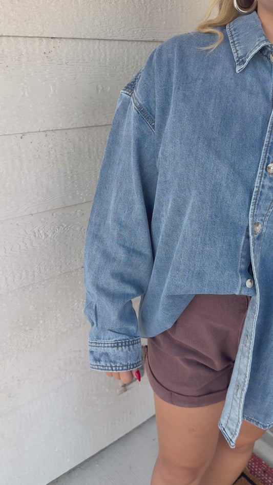 Denim Babe Shacket