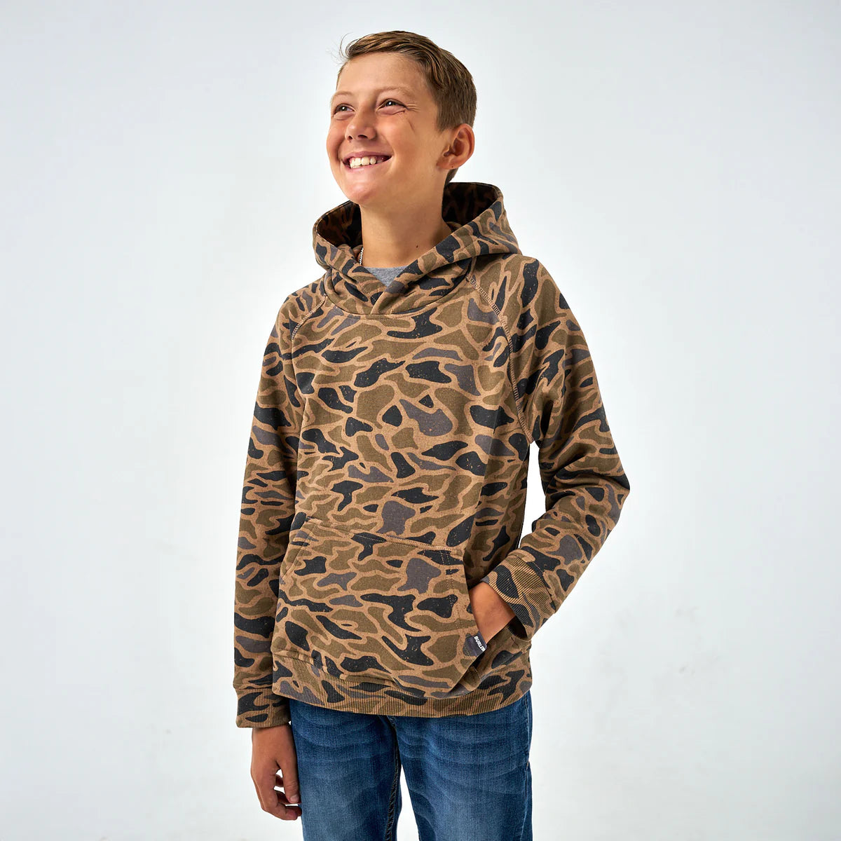 YOUTH fleece hoodie Gauge Camo