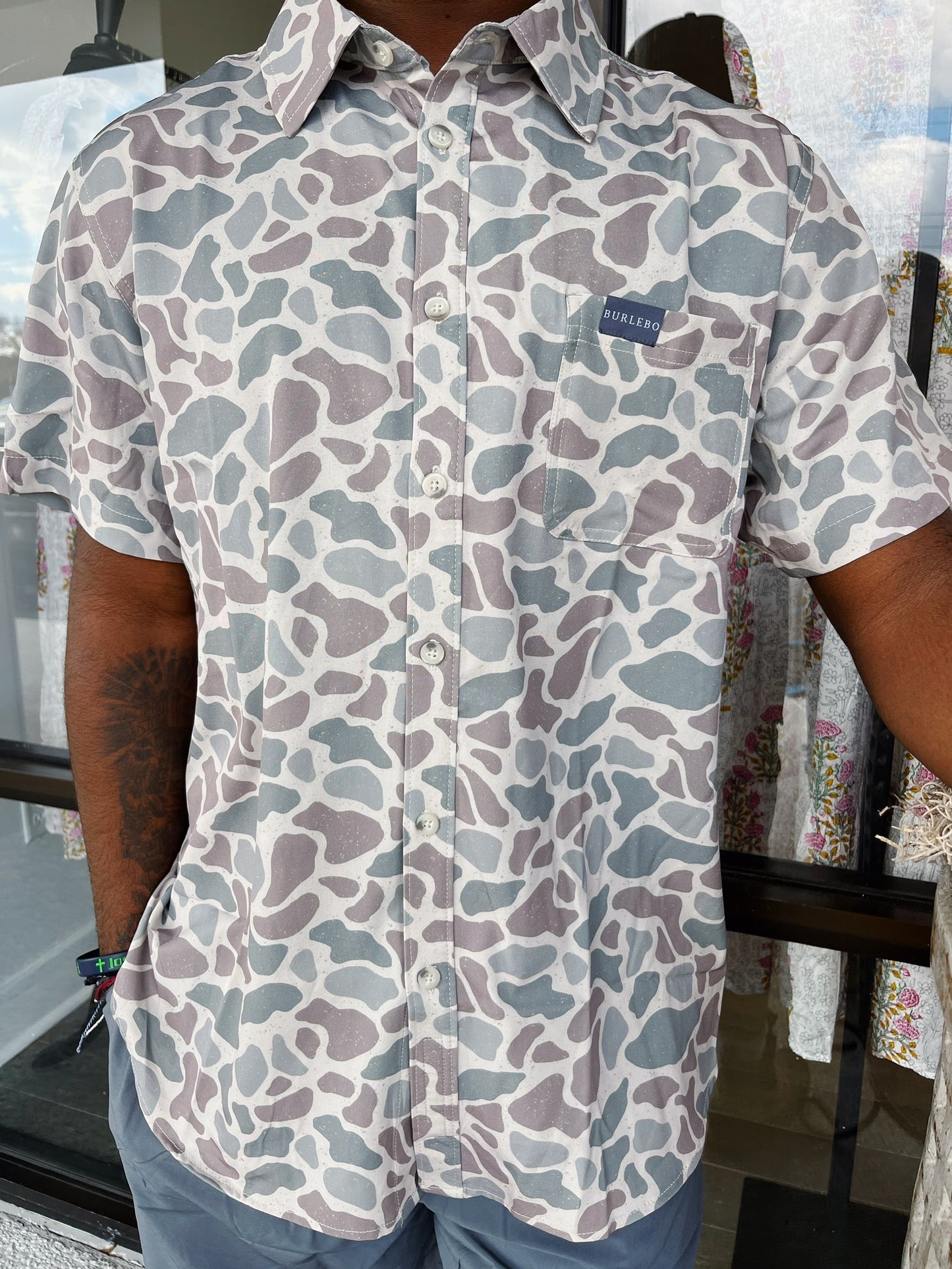 Performance Button Up - Deer Camo